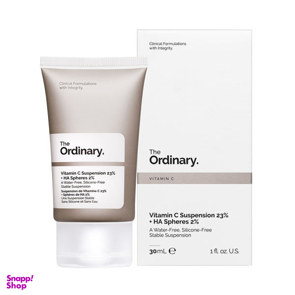 کرم روشن کننده دی اوردینری (The-Ordinary) مدل suspension 23% حجم 30 میلی لیتر