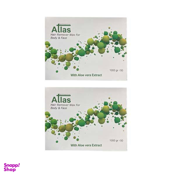 وکس موبر اطلس مدل آلویه ورا وزن 1000 گرم مجموعه 2 عددی