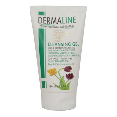 ژل شستشو صورت درمالاین (Dermaline) مدل Green Tea حجم 150 میلی لیتر مجموعه 2 عددی