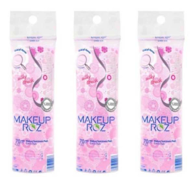 پد پاک کننده آرایش صورت میکاپ رز (Makeup Rose) مدل F9 مجموعه 3 عددی