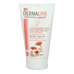 ژل شستشو صورت درمالاین (Dermaline) مدل Rose Water حجم 150 میلی لیتر مجموعه 2 عددی