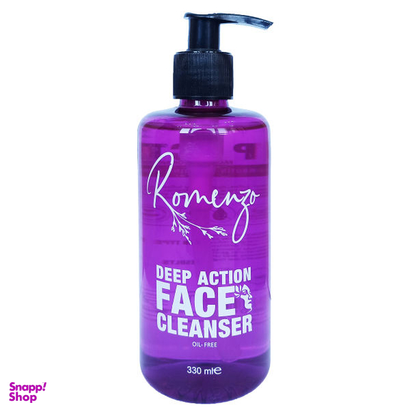 ژل شستشو صورت رومنزو (Romenzo) مدل Deep Action حجم 330 میلی لیتر