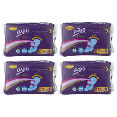 نوار بهداشتی تافته (Tafteh) مدل Yalda Night بسته 7 عددی مجموعه 4 عددی