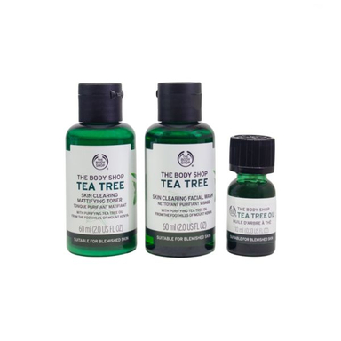 مجموعه مراقبت پوست بادی شاپ (Body Shop) مدل روغن درخت چای