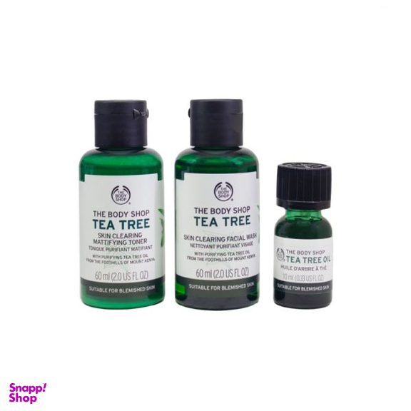 مجموعه مراقبت پوست بادی شاپ (Body Shop) مدل روغن درخت چای