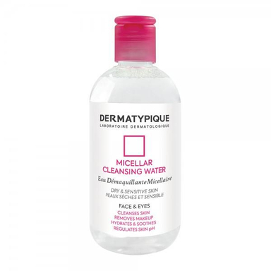 محلول پاک کننده آرایش صورت درماتیپیک (Dermatypique) مدل Hydrates & Soothes حجم 250 میلی لیتر