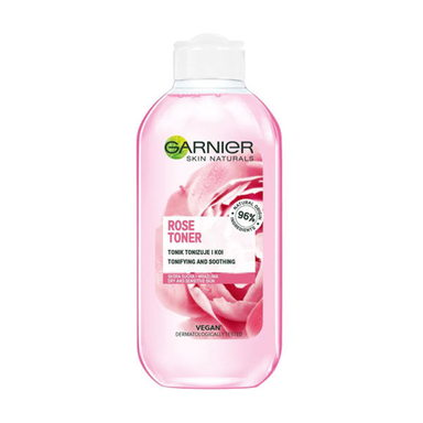 تونر پاک کننده صورت گارنیه (Garnier) مدل Rose Toner حجم 200 میلی لیتر