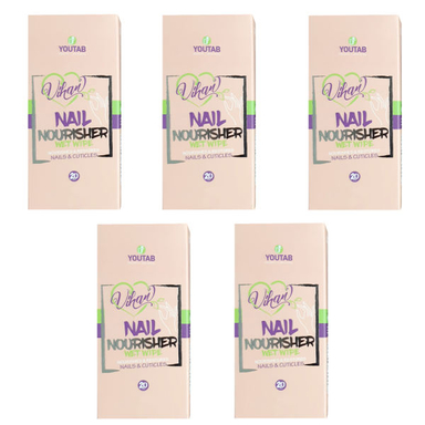 پد تقویت کننده ناخن ویهان (Vihan) مدل Nourisher 5 مجموعه 5 عددی