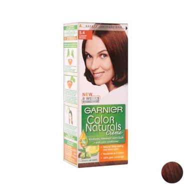 کیت رنگ مو گارنیه (Garnier) شماره 5.4 حجم 40 میلیلیتر رنگ قهوه ای مسی