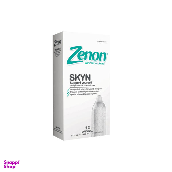 کاندوم زنون (Zenon) مدل SKYN بسته 12 عددی