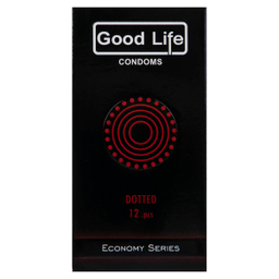 کاندوم گودلایف (Good Life) مدل Dotted بسته 12 عددی