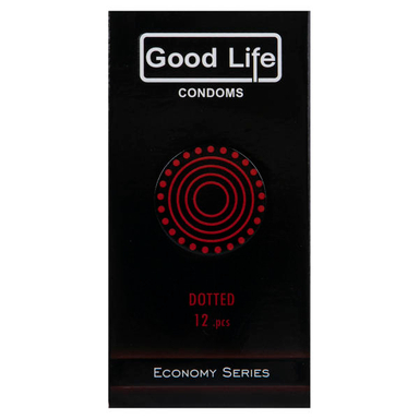 کاندوم گودلایف (Good Life) مدل Dotted بسته 12 عددی