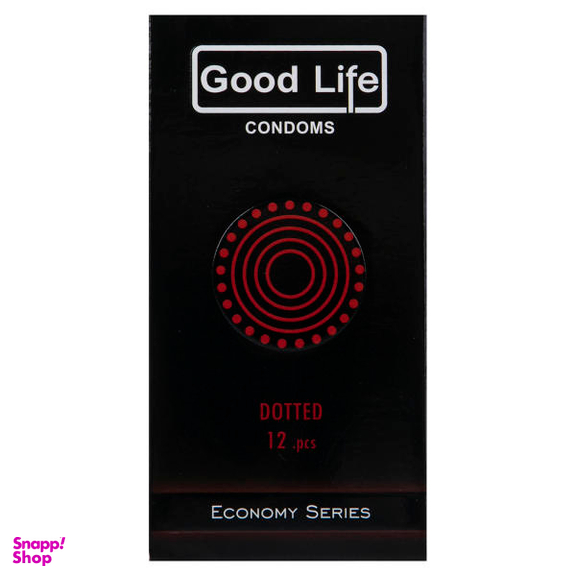 کاندوم گودلایف (Good Life) مدل Dotted بسته 12 عددی