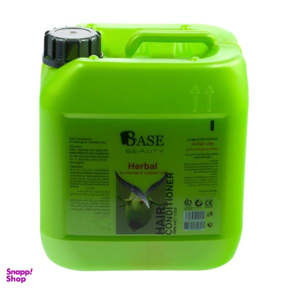 نرم کننده مو بیس بیوتی (Base Beauty) مدل Herbal حجم 4000 میلی لیتر