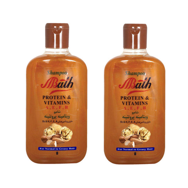 شامپو مو بس (Bath) مدل Walnut & Almond حجم 1000 میلی لیتر بسته 2 عددی