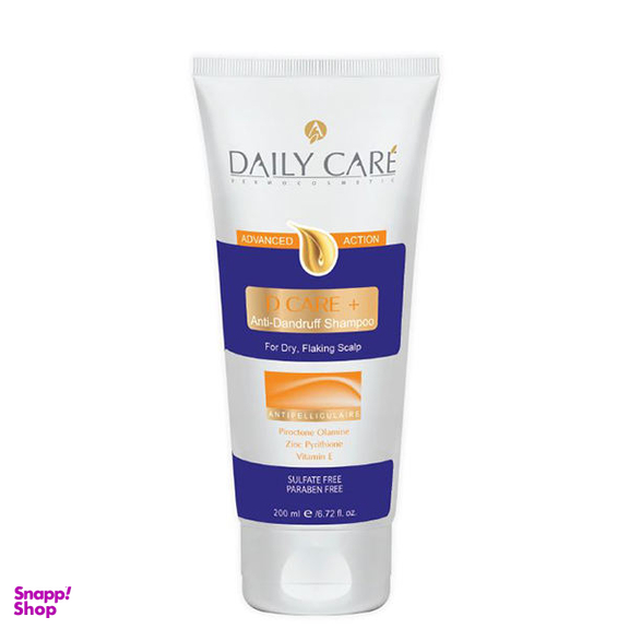 شامپو مو دیلی کر (Daily Care) مدل + D Care حجم 200 میلی لیتر