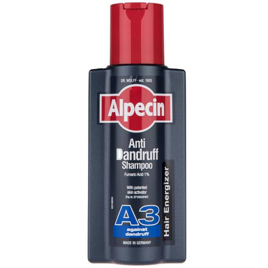 شامپو ضد شوره آلپسین (Alpecin) مدل A3 Anti Dandruff حجم 250 میلی لیتر