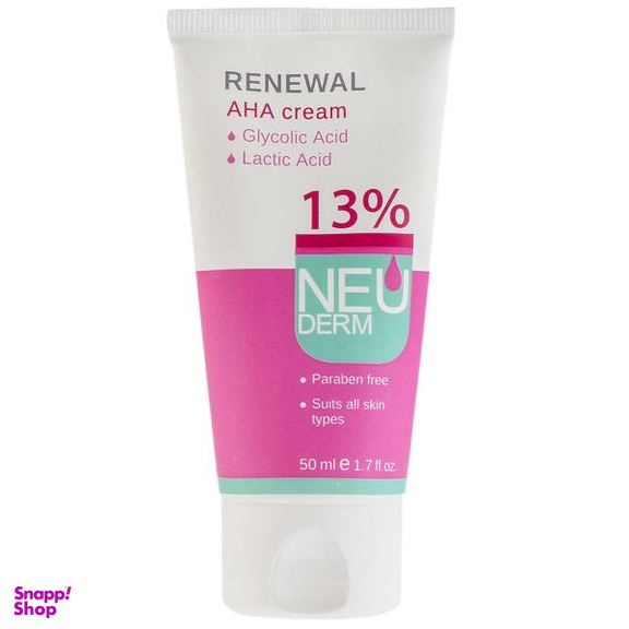 کرم لایه بردار نئودرم مدل Renewal AHA 13% حجم 50 میلی لیتر