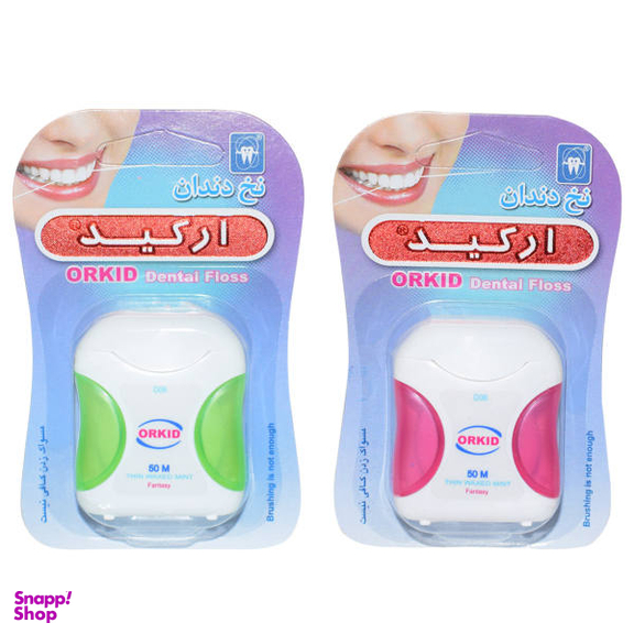 نخ دندان ارکید (Orchid) مدل فانتزی مدل D06 بسته 2 عددی