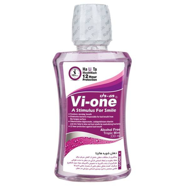 دهان شویه وی وان (Vi One) مدل Halita حجم 330 میلی لیتر