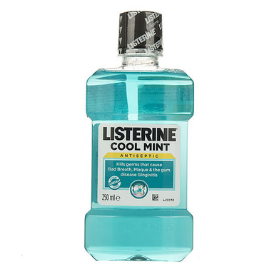 دهان شویه لیسترین (Listerine) مدل Cool Mint حجم 250 میلی لیتر