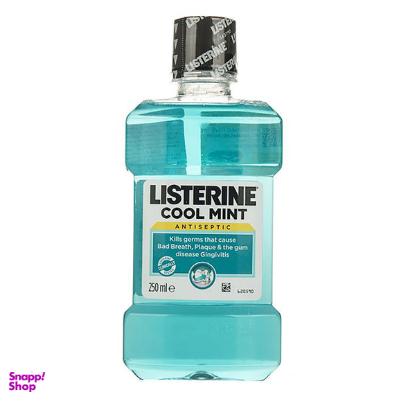 دهان شویه لیسترین (Listerine) مدل Cool Mint حجم 250 میلی لیتر