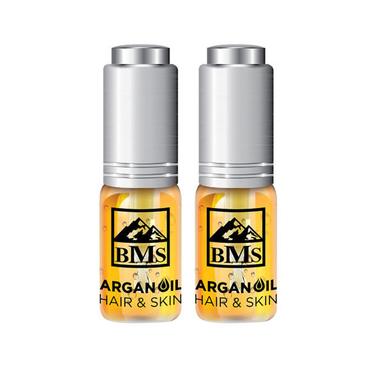روغن پوست و مو بی ام اس (Bms) مدل Argan حجم 10 میلی لیتر مجموعه 2 عددی