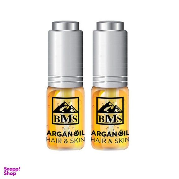 روغن پوست و مو بی ام اس (Bms) مدل Argan حجم 10 میلی لیتر مجموعه 2 عددی