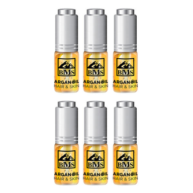 روغن پوست و مو بی ام اس (Bms) مدل Argan حجم 10 میلی لیتر مجموعه 6 عددی