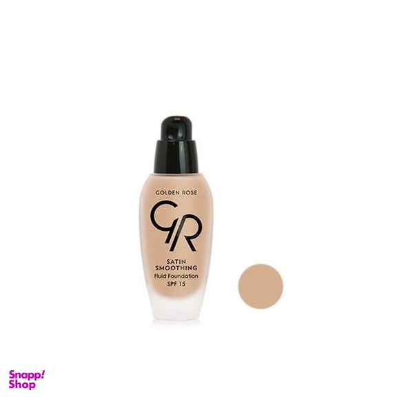 کرم پودر گلدن رز (Golden Rose) مدل satin شماره 35 حجم 34 میلی لیتر