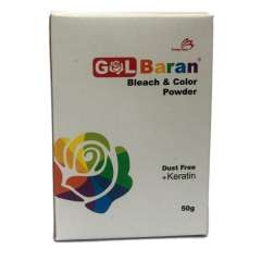 پودر دکلره رنگی گلباران (Golbaran) مدل 01 وزن 50 گرم رنگ هلویی