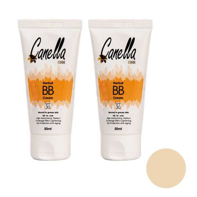 کرم پودر BB کنلامکس (Canellamax) مدل Herbal حجم 50 میلی لیتر بسته 2 عددی