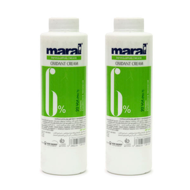 اکسیدان مارال (Maral) مدل 20vol شش درصد حجم 150 میلی‌ لیتر بسته 2 عددی