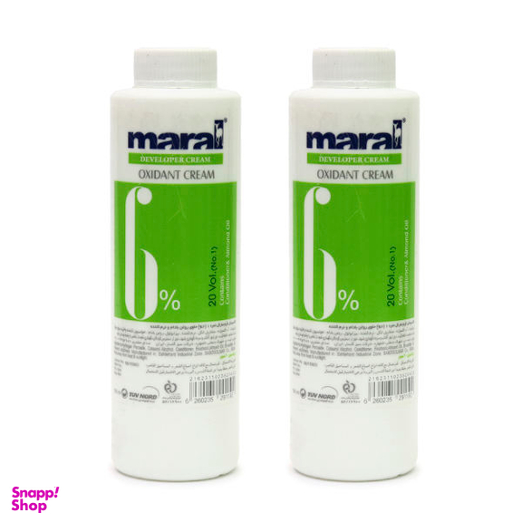 اکسیدان مارال (Maral) مدل 20vol شش درصد حجم 150 میلی‌ لیتر بسته 2 عددی