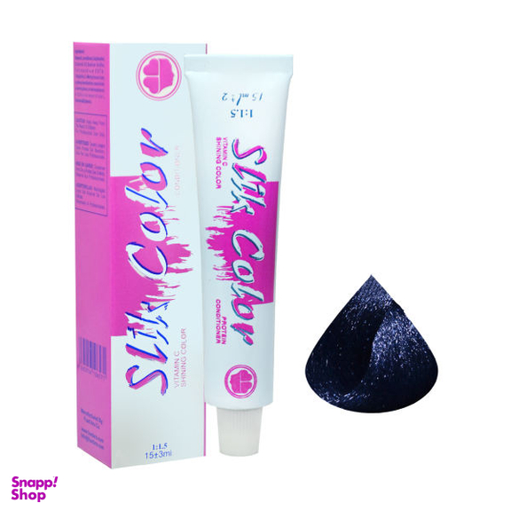 واریاسیون سلیک کالر (Slik Color) شماره 001 حجم 15 میلی‌لیتر رنگ آبی
