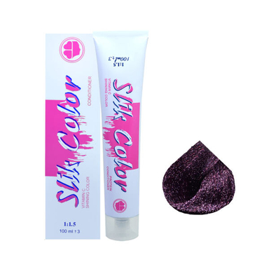 رنگ مو سلیک کالر (Slik Color) شماره 4.20 حجم 100 میلی‌لیتر رنگ بنفش تیره