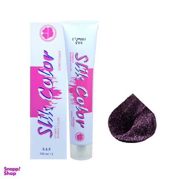 رنگ مو سلیک کالر (Slik Color) شماره 4.20 حجم 100 میلی‌لیتر رنگ بنفش تیره