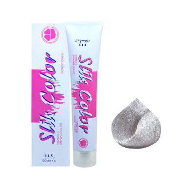 رنگ مو سلیک کالر (Slik Color) شماره 90.02 حجم 100 میلی‌لیتر رنگ مرواریدی