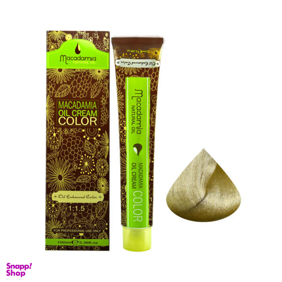 رنگ موی ماکادامیا (Macadamia) شماره 10.0 حجم 100 میلی‌لیتر رنگ بلوند روشن