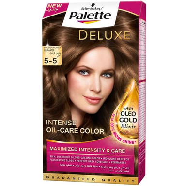 کیت رنگ مو پلت (Palette) سری Deluxe مدل Golden Gloss Caramel شماره 5-5