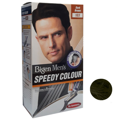 کیت رنگ مو بیگن (BIGEN) سری Speedy Colour شماره 103 حجم 40 میلی‌لیتر رنگ قهوه ای تیره