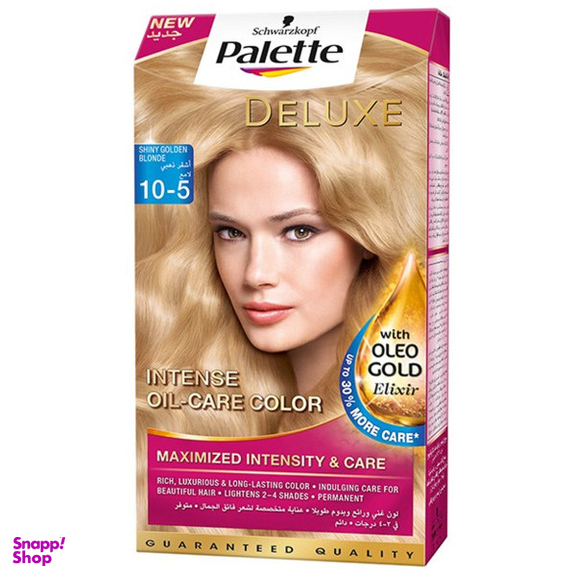 کیت رنگ مو پلت (Palette) سری Deluxe مدل shiny Golden Shade شماره 5-10