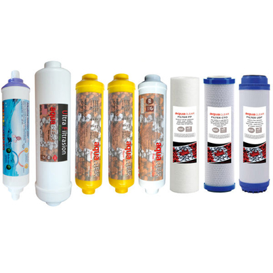 فیلتر دستگاه تصفیه کننده آب آکوآ کلیر (Aquaclear) مدل KFCF8 مجموعه 8 عددی