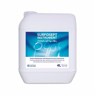ضدعفونی کننده تجهیزات بیمارستانی شرکت رضاراد مدل Surfosept Instrument حجم 4000 میلی لیتر
