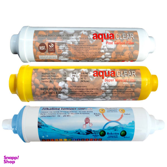 فیلتر دستگاه تصفیه آب آکوآ کلیر (Aquaclear) مدل FC323 مجموعه 3 عددی