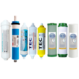 فیلتر دستگاه تصفیه کننده آب تک (Tec) مدل FTN8N مجموعه 8 عددی