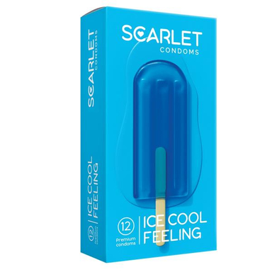 کاندوم اسکارلت مدل ICE COOL FEELING بسته 12 عددی