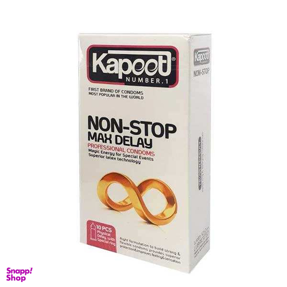 کاندوم کاپوت (Kapoot) مدل NON-STOP بسته 12 عددی