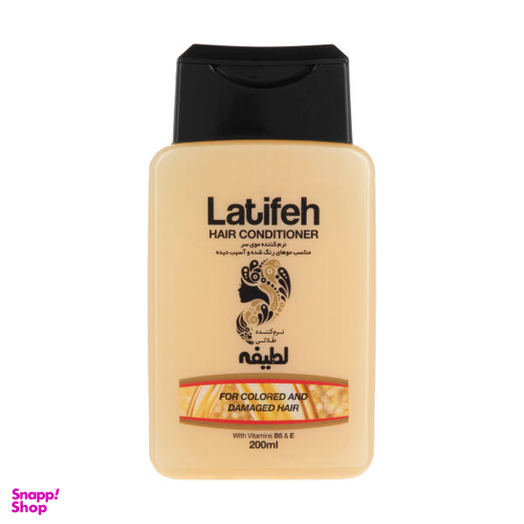 نرم کننده مو لطیفه (Latifeh) مدل Gold حجم 200 میلی لیتر