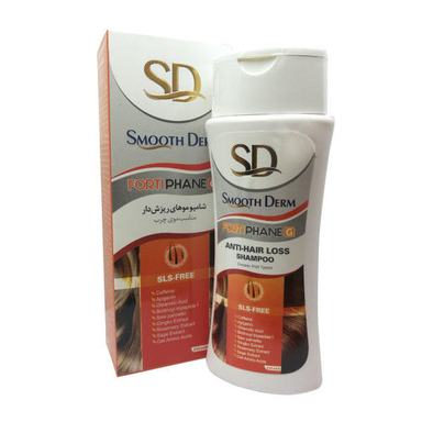 شامپو مو اسموت درم (Smooth Derm) مدل Forti Phane حجم 210 میلی لیتر